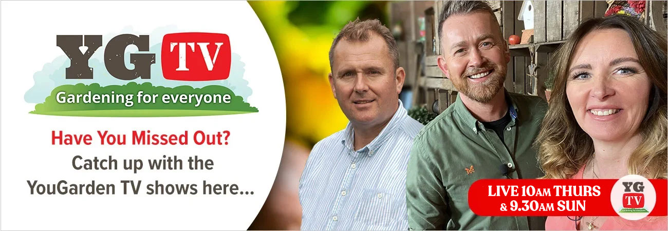 YouGardenTV Live every Wednesday & Thursday 10am and 2pm